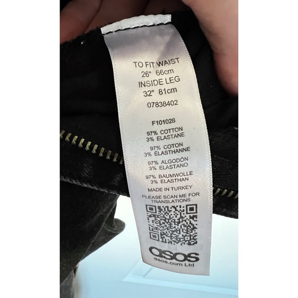 ASOS Black Denim Flares - Picture 8 of 8